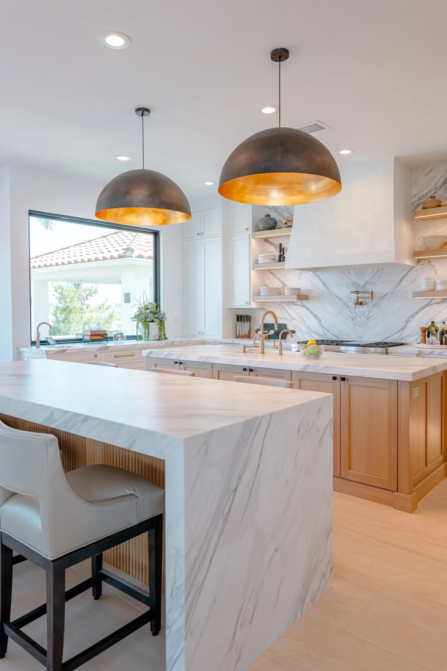 Finished kitchen photographed for Grattan Construction