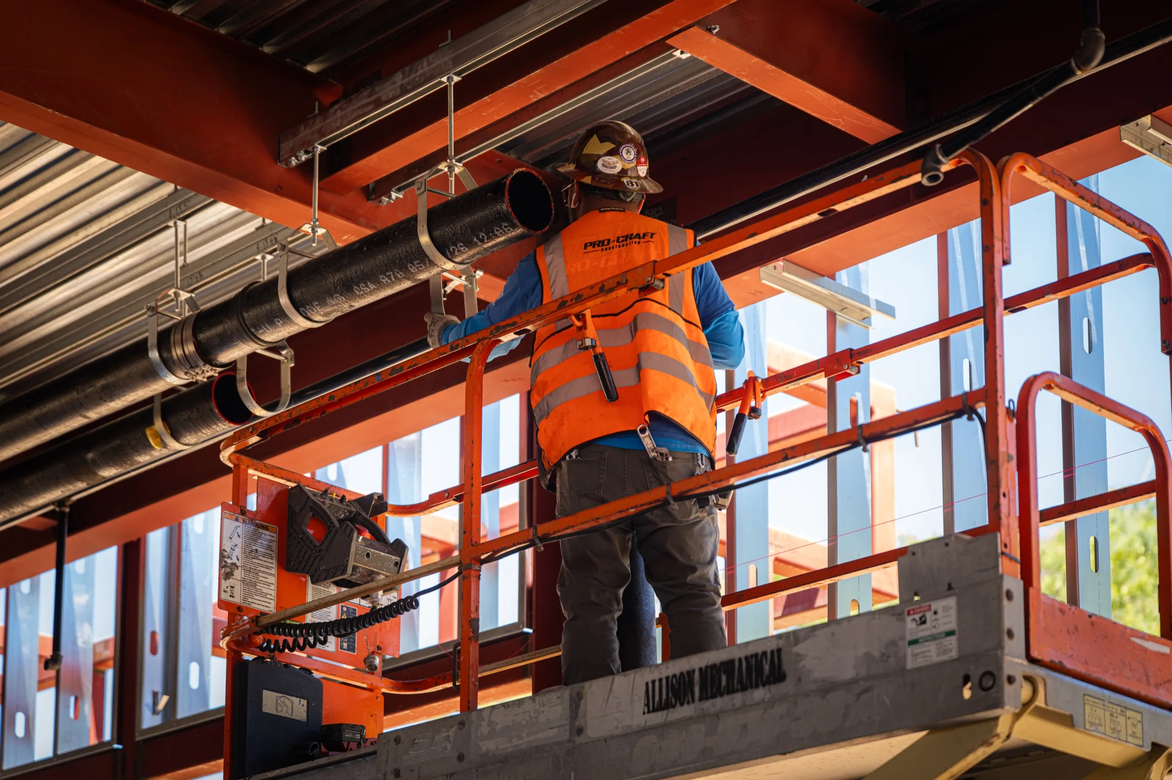 Pro-Craft: Mechanical installation at the Crafton Hills College Instructional Building