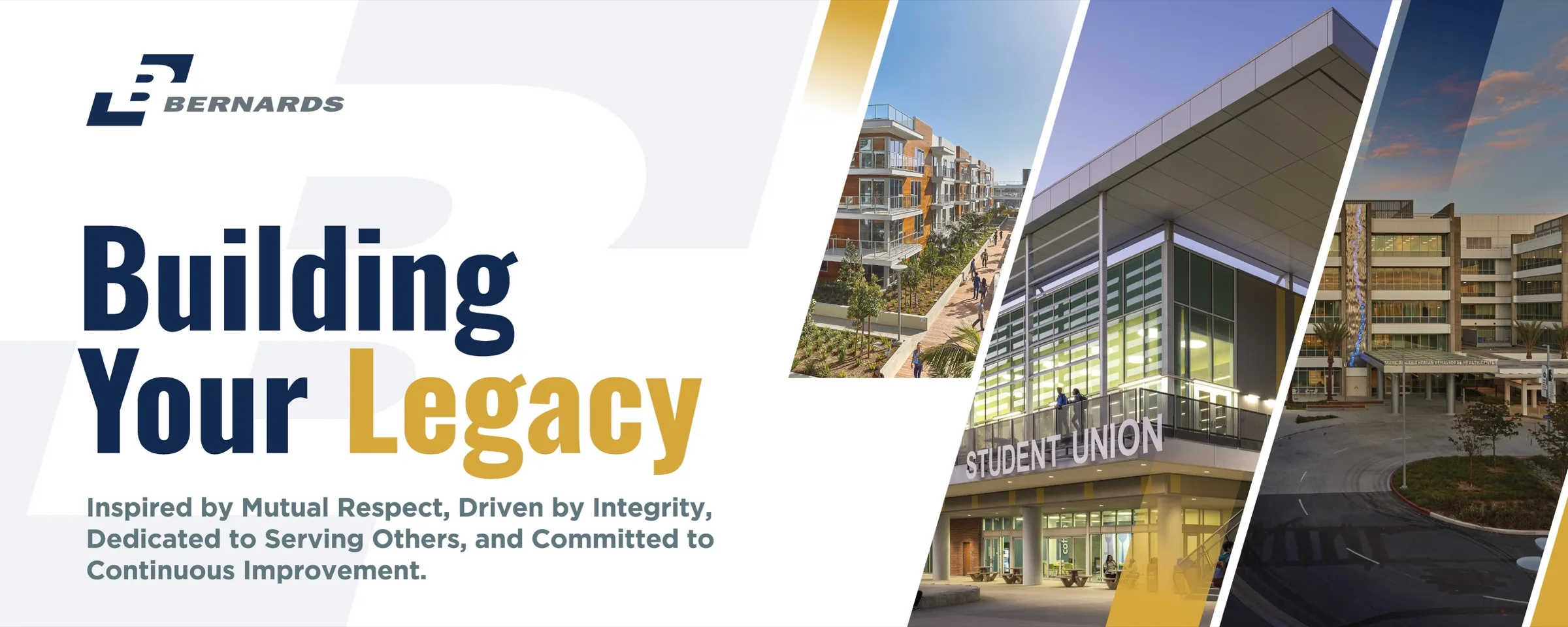 Bernards Building Your Legacy tradeshow environment