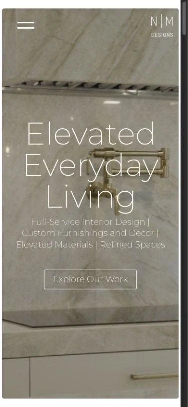 Mobile view of NM Designs