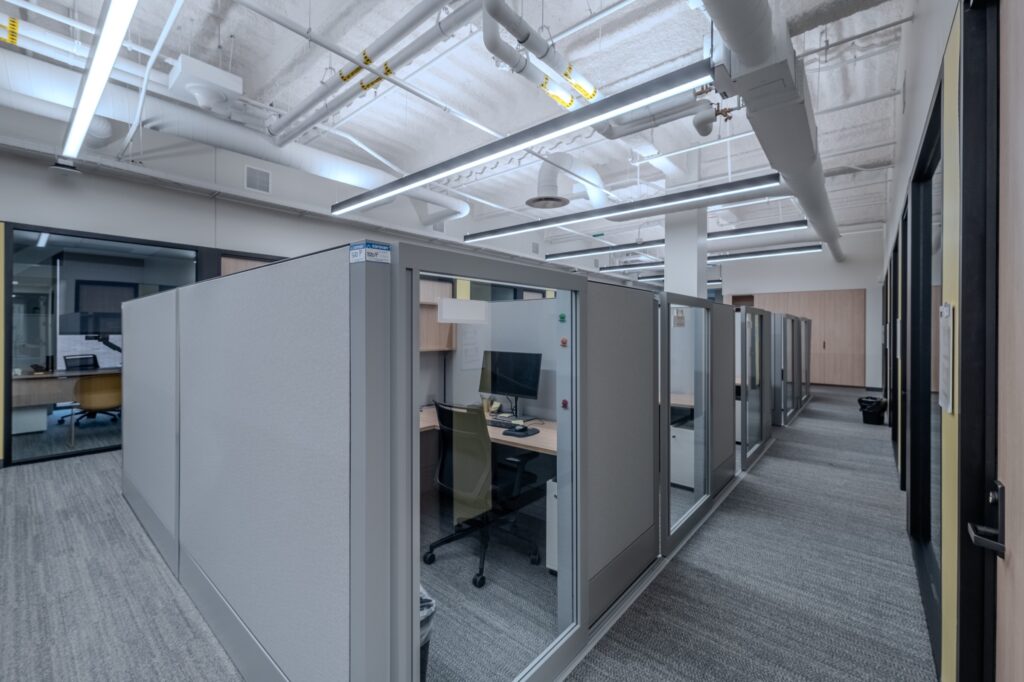 Completed Charles Drew University Health Professions Education Building interior