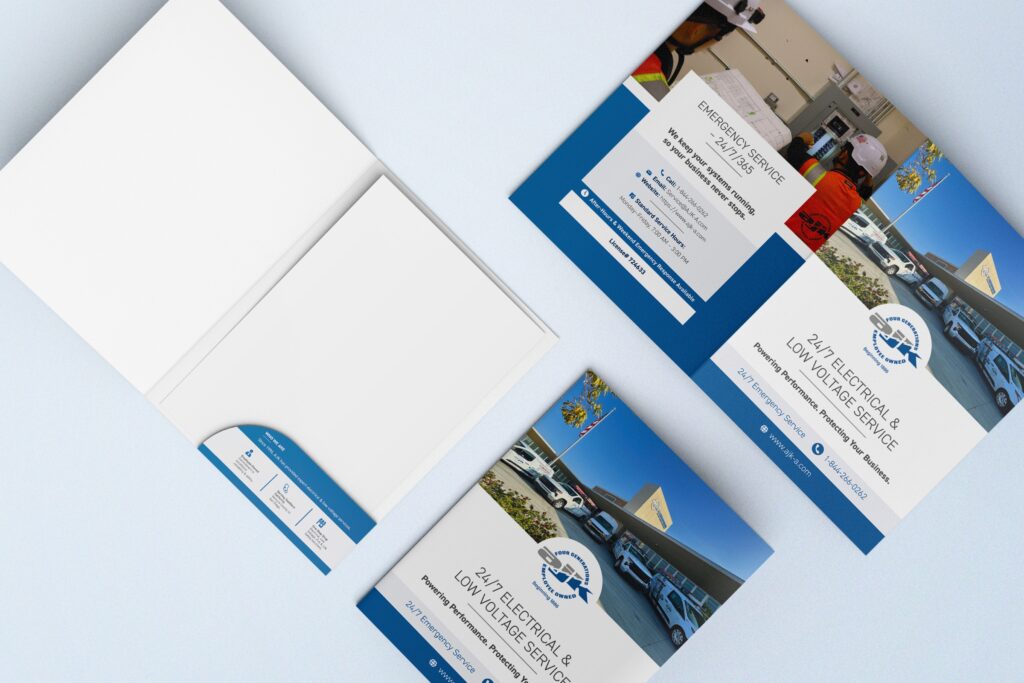 AJK company folder design application