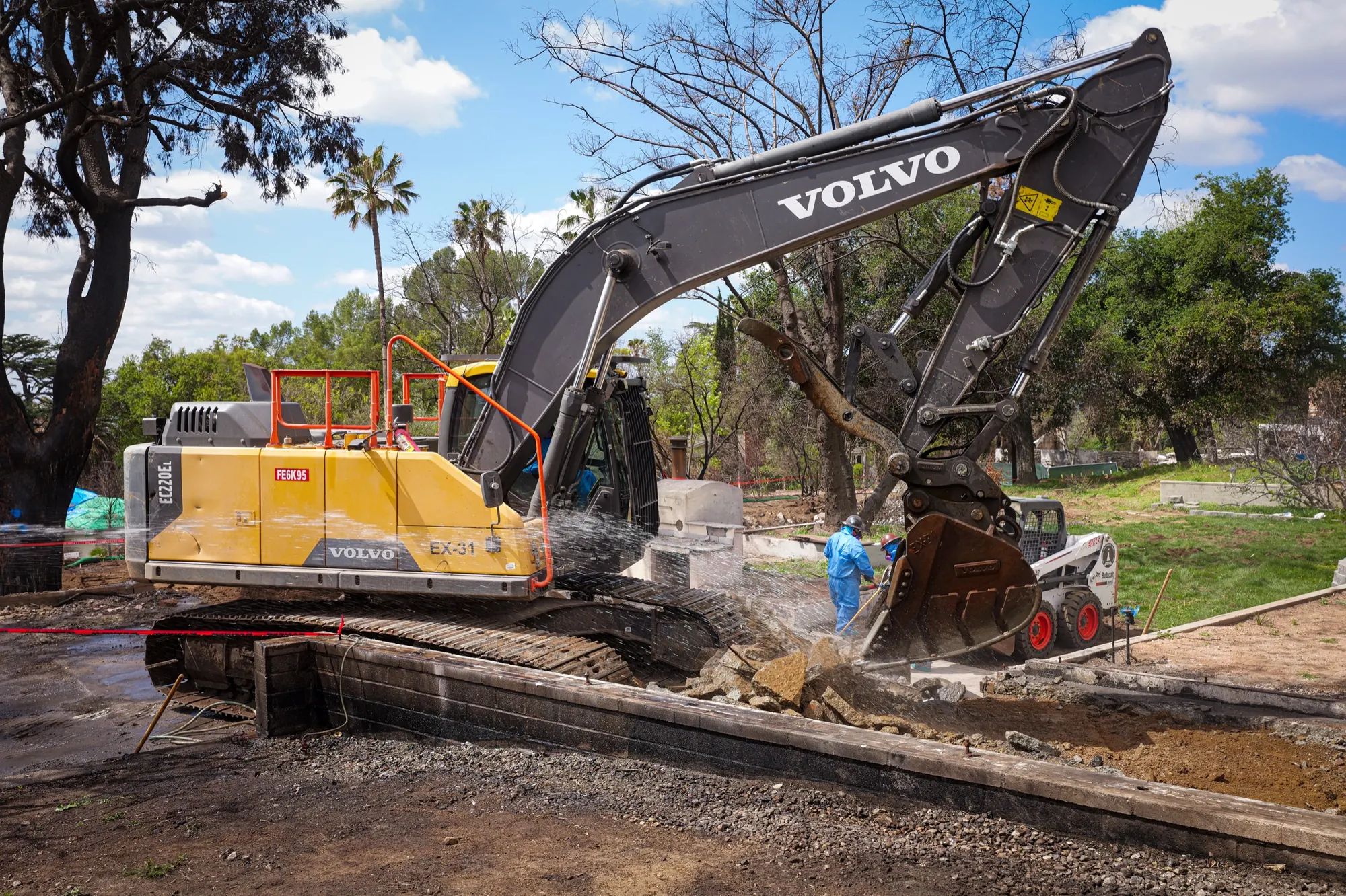 AMPCO excavation work photographed for a practical jobsite shot list
