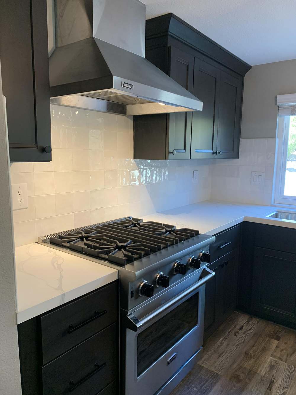 Remodeled kitchen with island