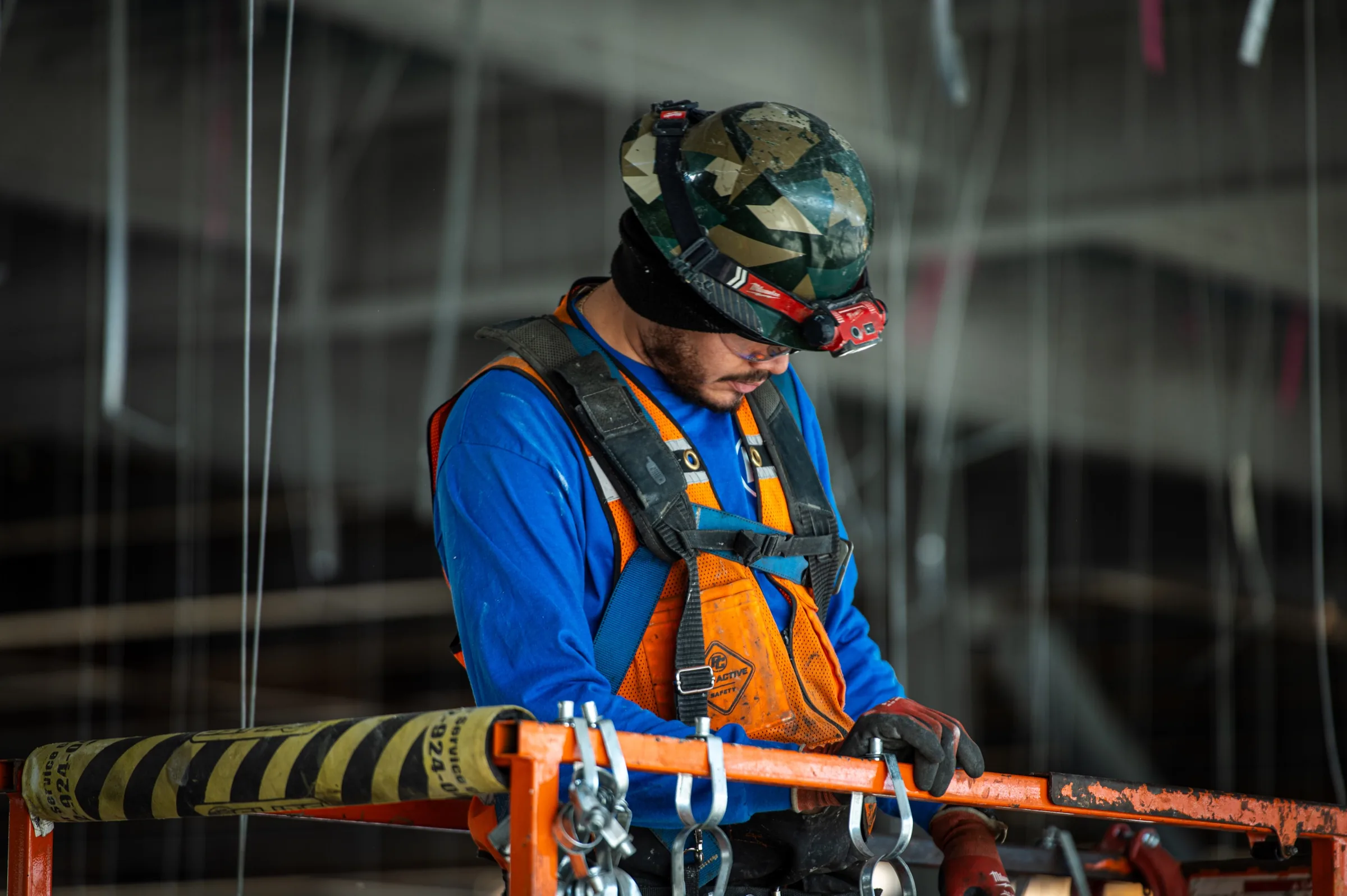 Pro-Craft field crew installing fire protection systems at College of the Desert